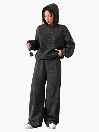 Ensemble de survêtement décontracté pour femme, style ample, idéal pour détente et loisirs