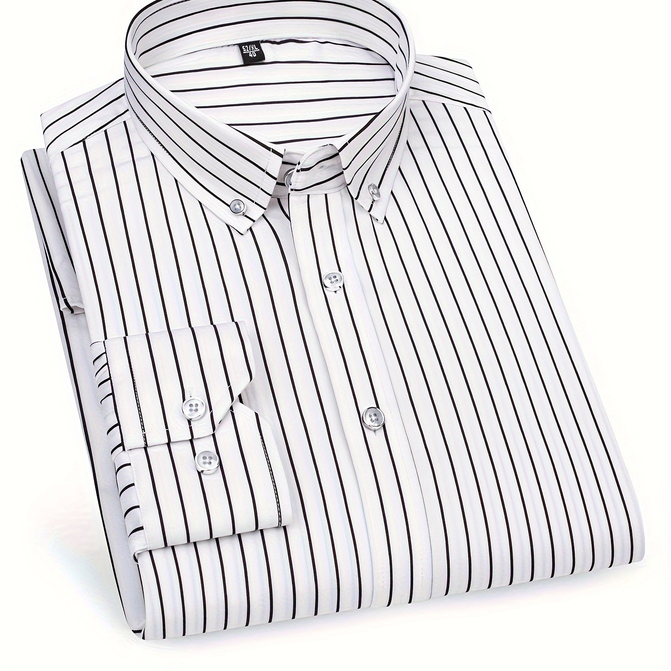 Camisa de rayas estilo casual para hombre – Ideal para salidas y ocasiones informales