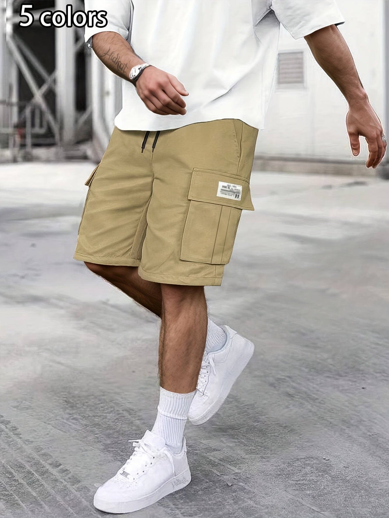 Short cargo décontracté pour homme avec poches multiples – Style urbain polyvalent