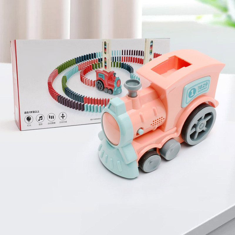 Jouet Train Domino Automatique pour Enfants – Développement de l’Imagination et Coordination