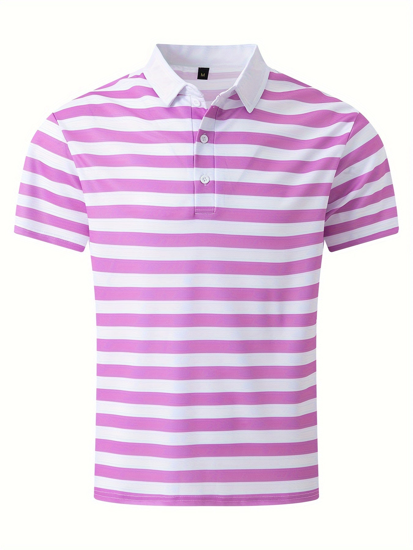 Polo marin à rayures homme style casual pour l'été
