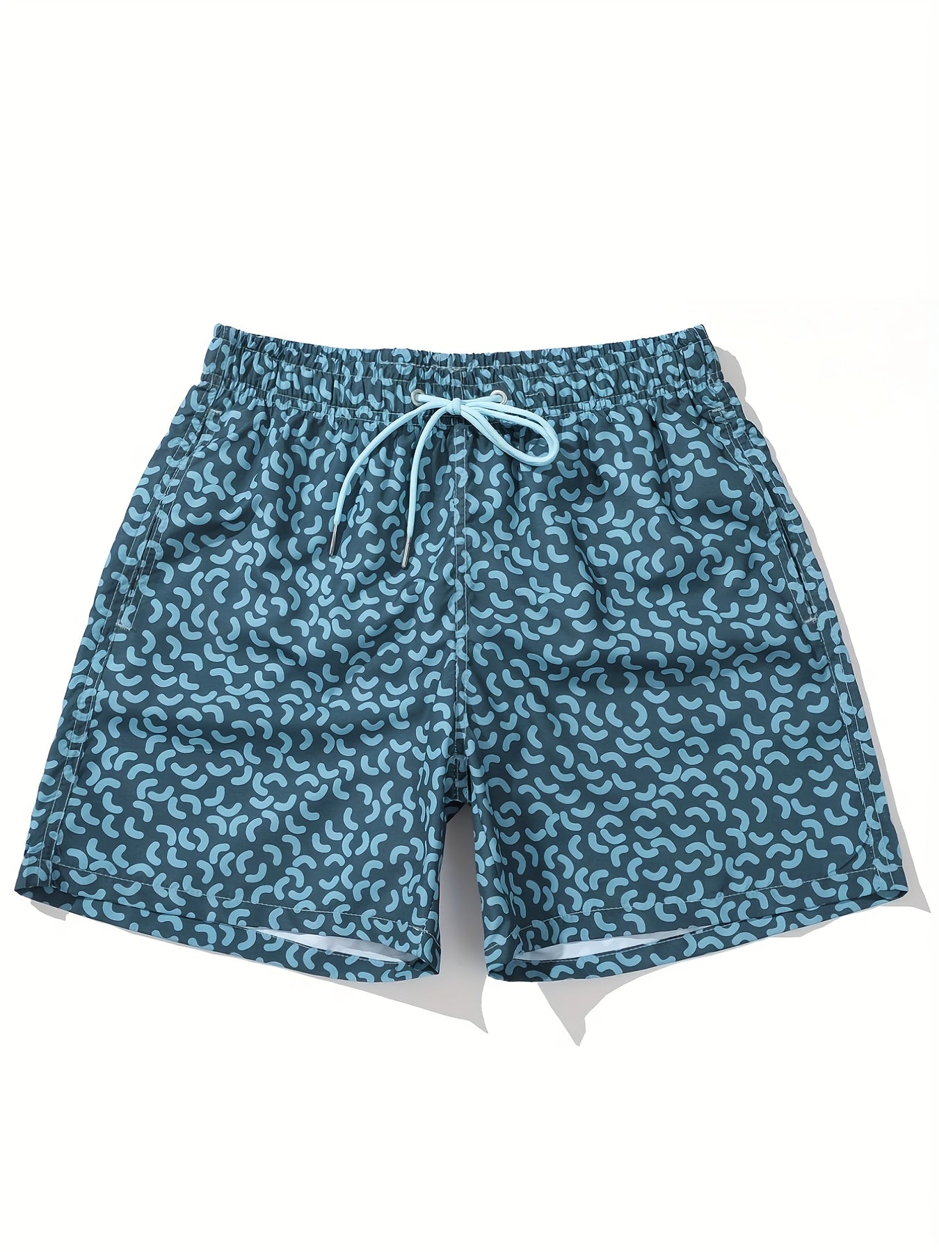 Short de bain homme style sportswear motif graphique pour plage et piscine