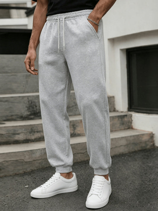 Pantaloni da jogging uomo taglio dritto stile urbano per sport e relax
