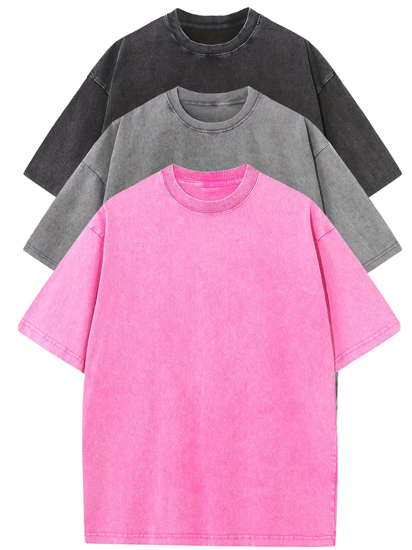 T-shirt décontracté homme coupe ample style urbain pour usage quotidien