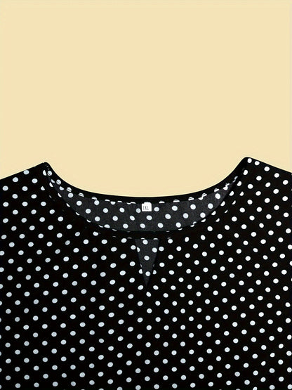 Elegante top met stippen voor dames – Casual chique stijl, perfect voor de zomer