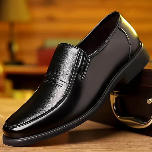 Elegante herenschoenen slip-on vintage stijl voor dagelijks gebruik en formele gelegenheden