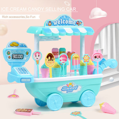 Chariot de glaces et friandises pour enfants – Jeu éducatif et créatif