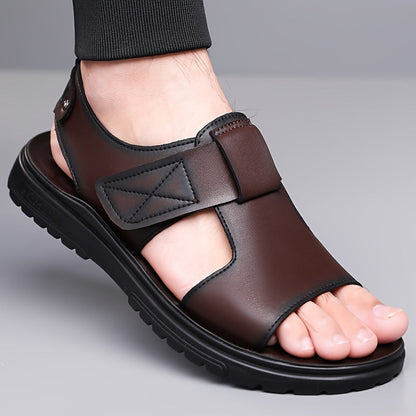 Avslappnade vintageinspirerade sandaler för herr med halkfri sula, perfekta för våren