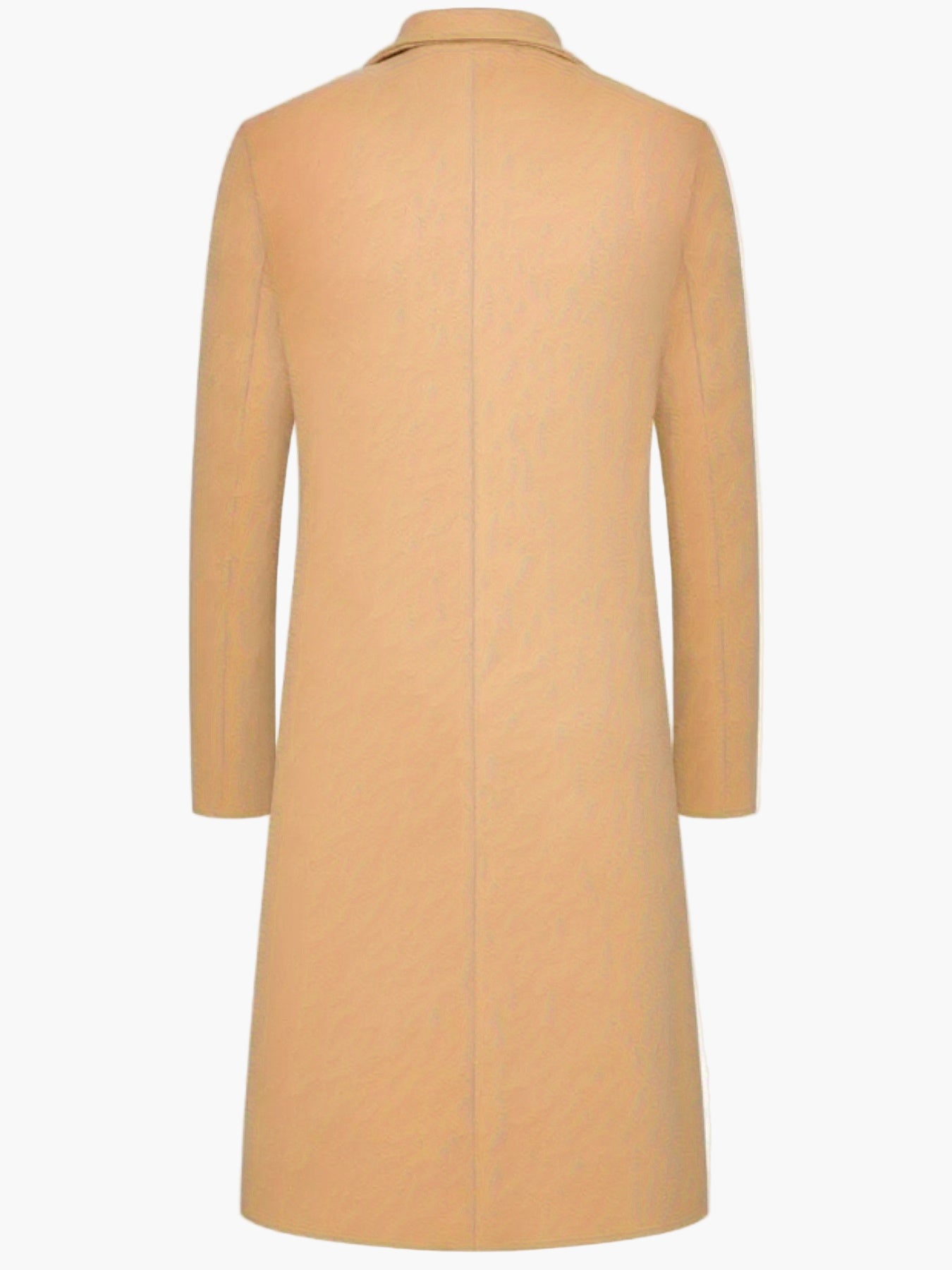 Manteau Long Style Classique Homme Élégant pour Automne et Printemps