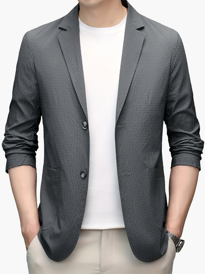 Veste blazer décontractée pour homme - Style élégant printemps/été