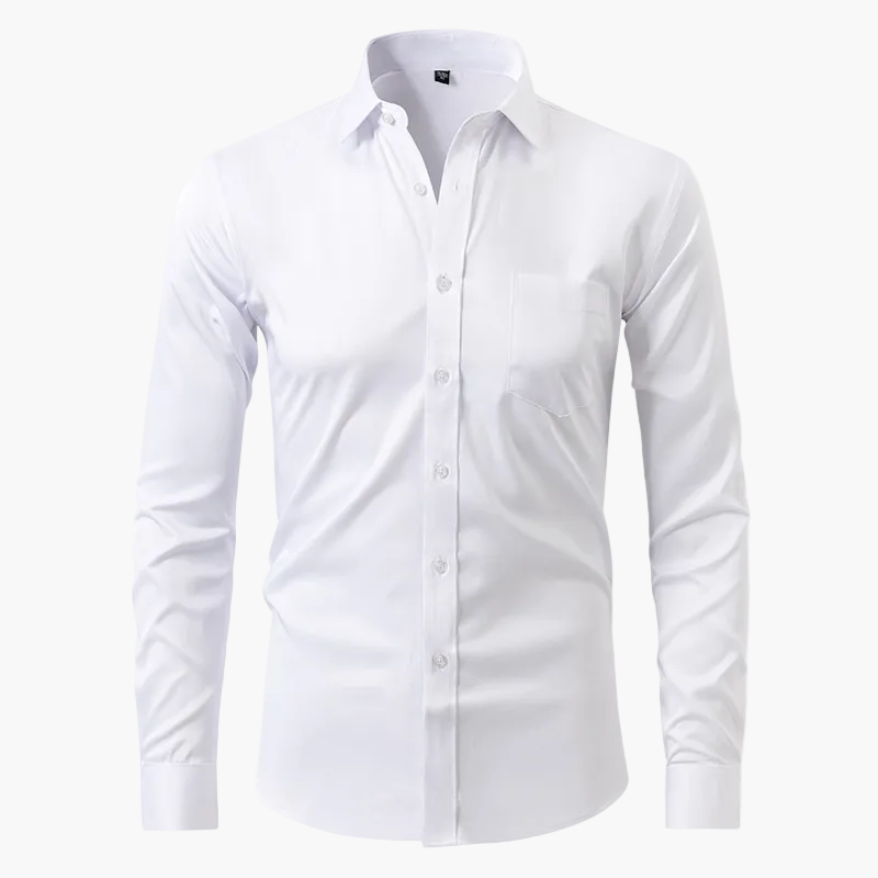 Chemise slim élégante pour homme - Style polyvalent pour affaires et loisirs