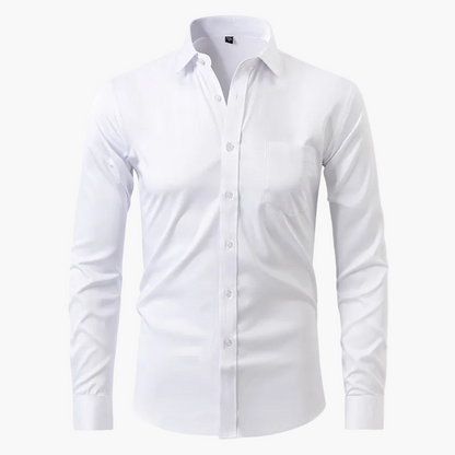 Chemise slim élégante pour homme - Style polyvalent pour affaires et loisirs