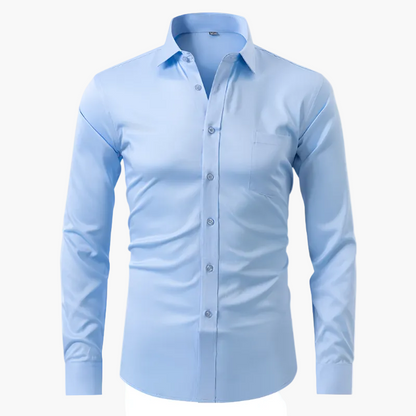 Chemise slim élégante pour homme - Style polyvalent pour affaires et loisirs