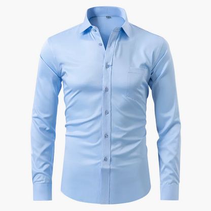 Chemise slim élégante pour homme - Style polyvalent pour affaires et loisirs