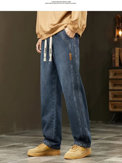 Jean large coupe ample pour homme style urbain décontracté