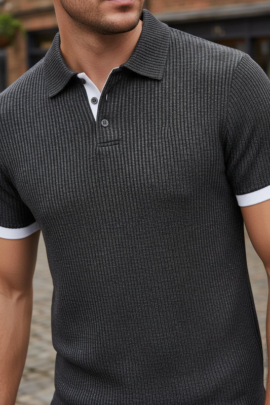 Polo uomo maniche corte stile moderno per un look casual chic