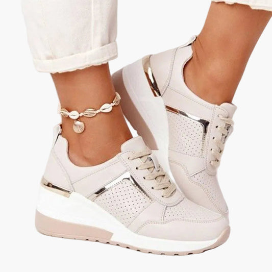 Dames sleehakken met veters voor een stedelijke uitstraling en dagelijks comfort