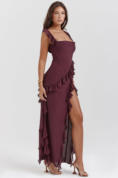 Andrea™ - Robe Longue à Volants