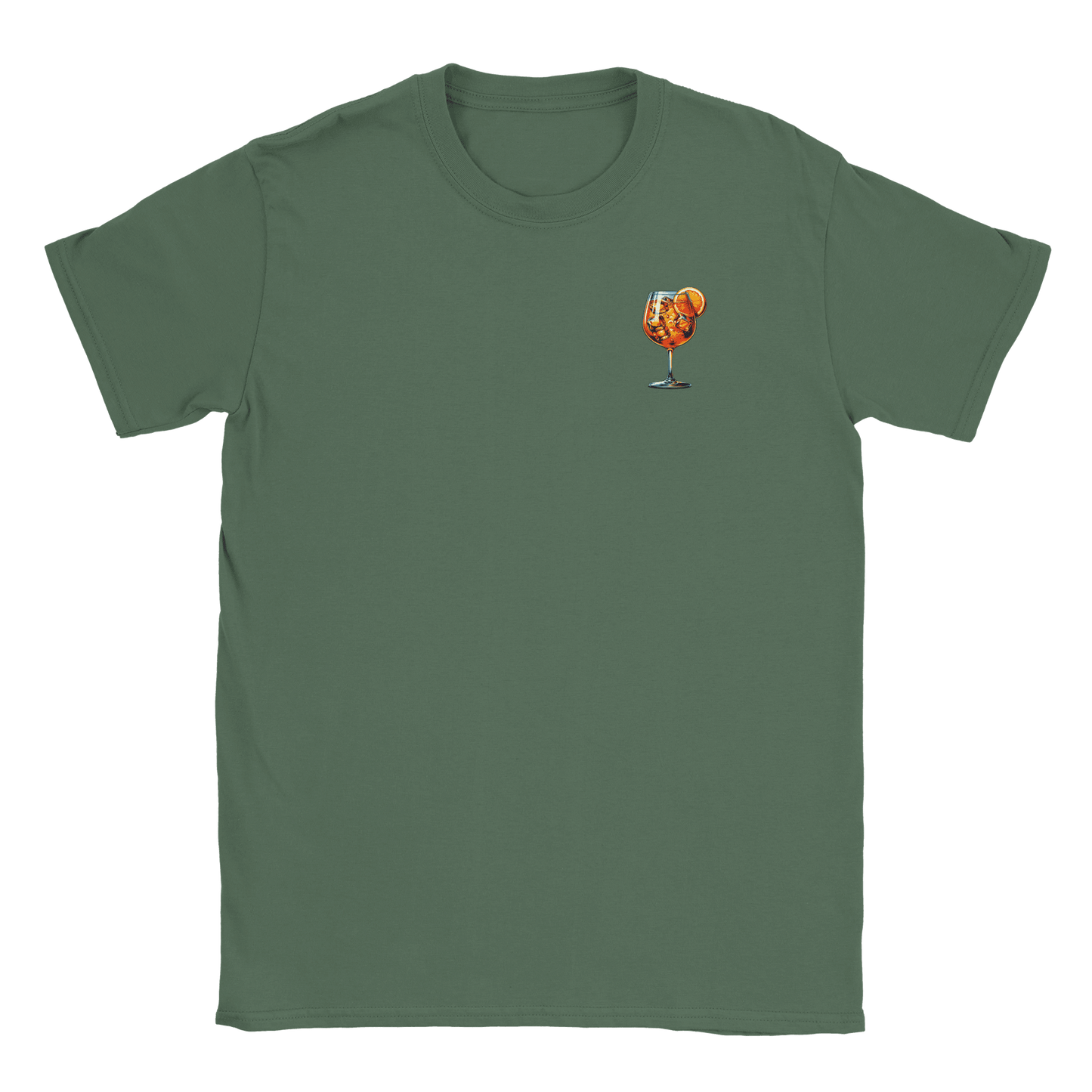 Kate – T-shirt Illustration Aperol Spritz pour Femmes