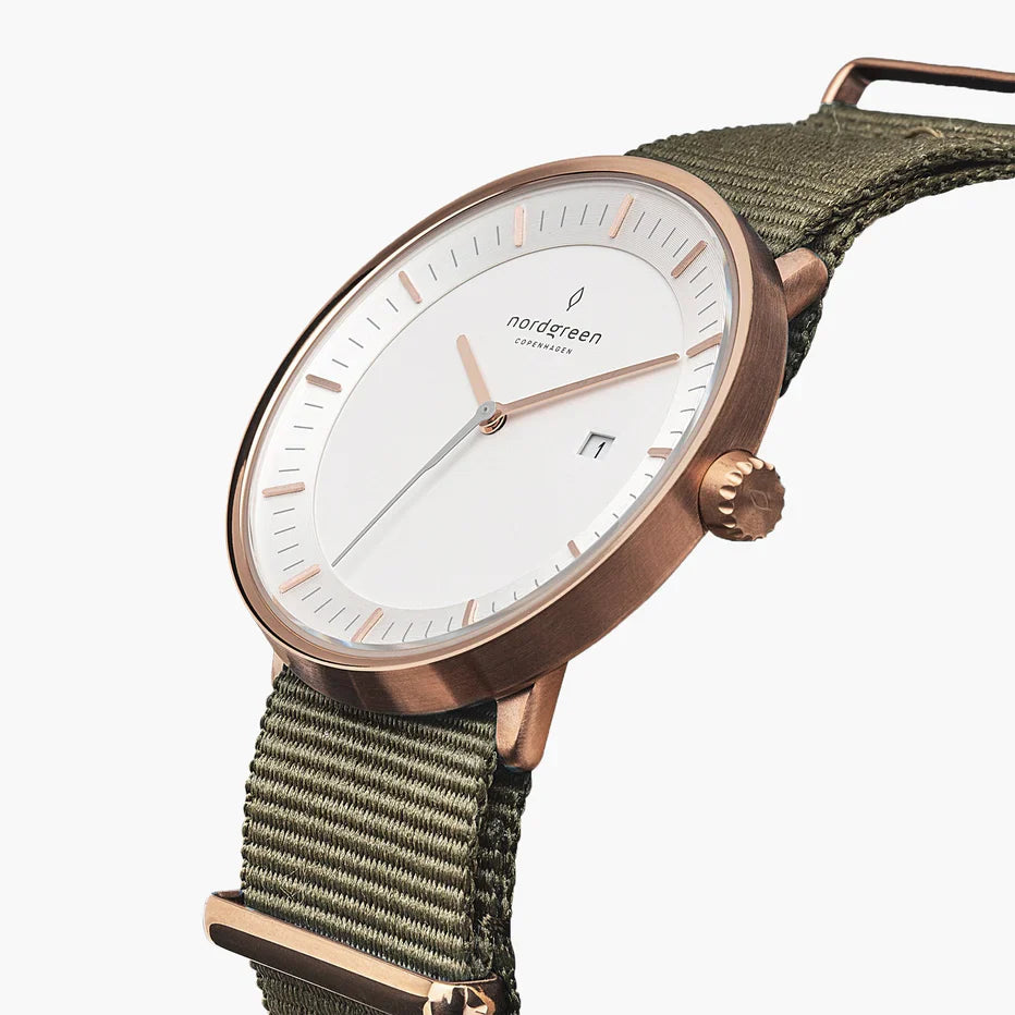 Phillip – Montre unisexe avec bracelet en cuir