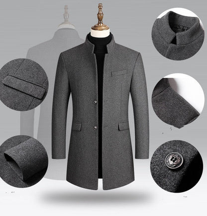 Frank – Manteau Épais en Coton pour Hommes