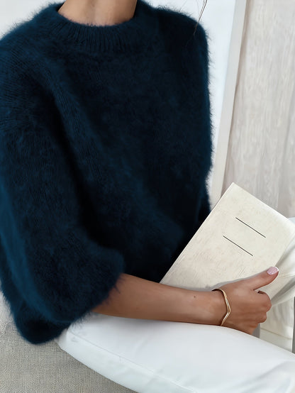 Pull élégant style décontracté femme pour automne hiver