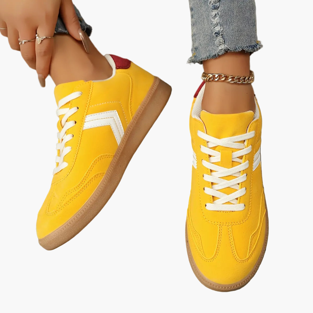 Afslappede sneakers til kvinder i urban retrostil