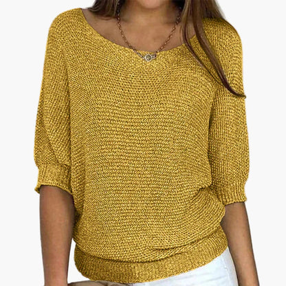 Pull ample femme style décontracté pour loisirs et quotidien