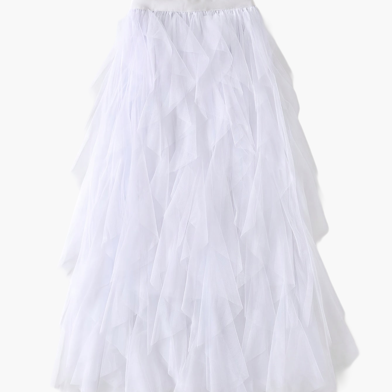 Jupe longue à volants style bohème pour femme, élégante et tendance, idéale pour occasions spéciales et looks romantiques