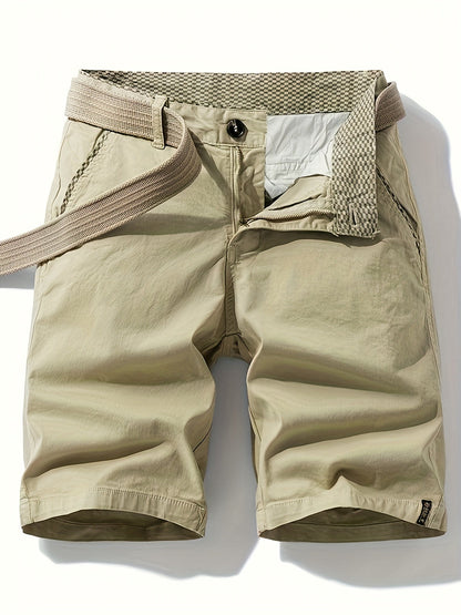 Shorts casuals pour homme avec ceinture – style décontracté été