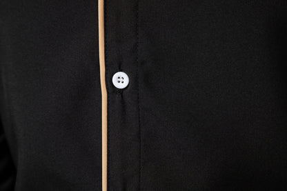 Shannon – Chemise décontractée à manches longues avec contraste de couleur