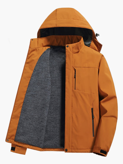 Veste de randonnée imperméable à capuche pour homme – Style sportif et urbain, idéale pour l’extérieur