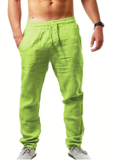 Heren casual joggingbroek met rechte pijpen voor de zomer
