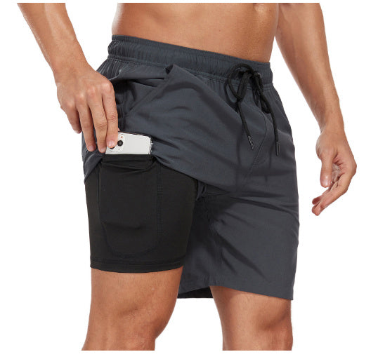 Short de bain homme style sportif avec poche intégrée – Idéal plage et activités estivales