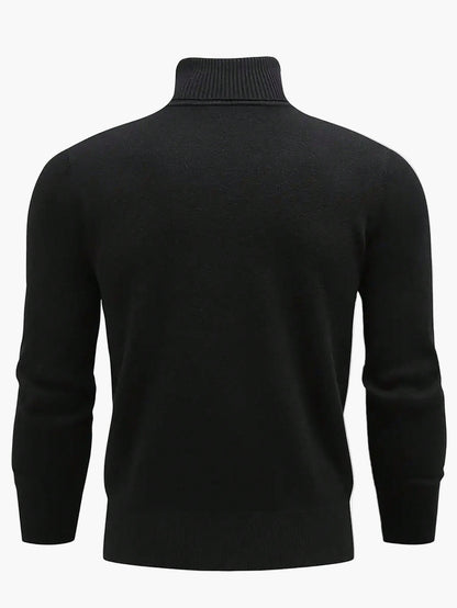 Pull col roulé homme style moderne élégant casual pour automne et hiver