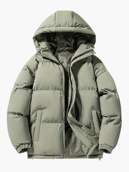 Veste doudoune homme à capuche style décontracté pour l’hiver
