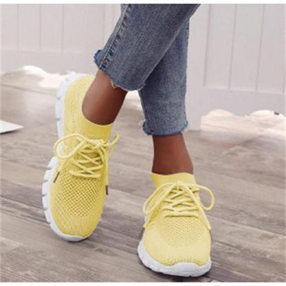 Margaret – Chaussures Plates en Tricot Volant Respirantes pour Femmes