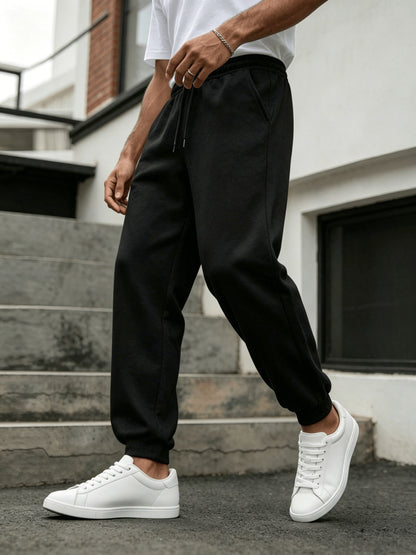 Pantaloni da jogging uomo taglio dritto stile urbano per sport e relax