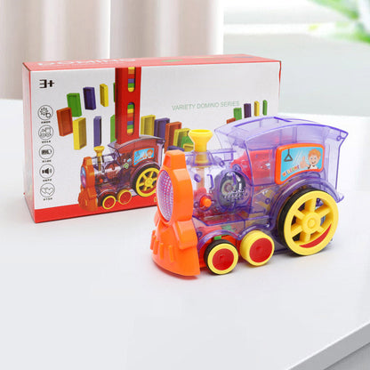 Jouet Train Domino Automatique pour Enfants – Développement de l’Imagination et Coordination