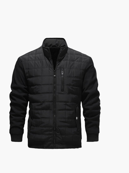 Blouson matelassé style décontracté pour homme - Idéal pour la mi-saison ou les sorties urbaines