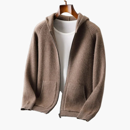 Hoodie zippé homme style casual chic pour usage quotidien