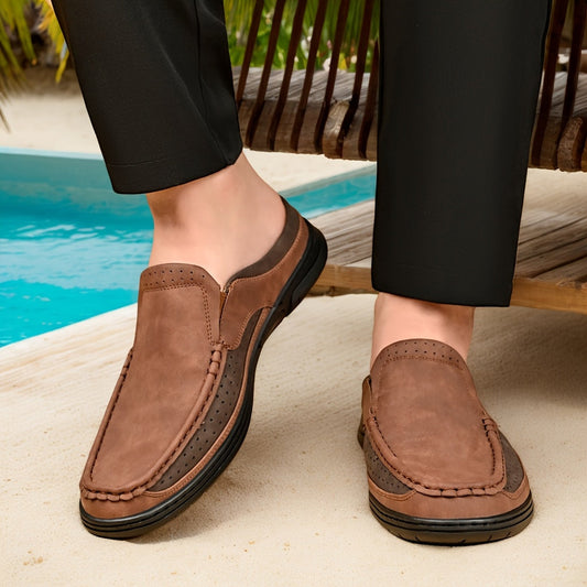 Męskie mokasyny casual w stylu loafer do wsuwania na czas wolny i lato
