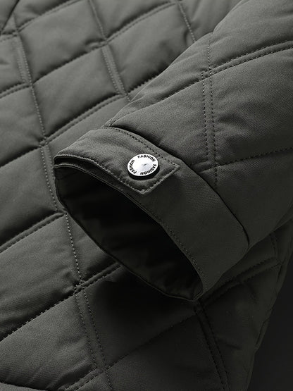 Veste matelassée homme style urbain élégance décontractée