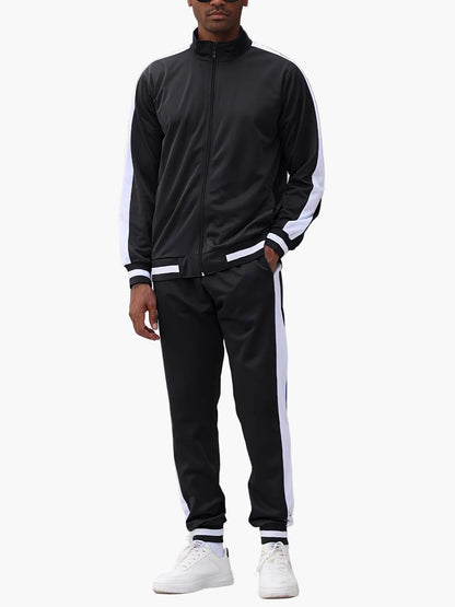 Survêtement Homme Style Sport Décontracté Ensemble Veste et Pantalon Idéal Loisirs et Entraînement