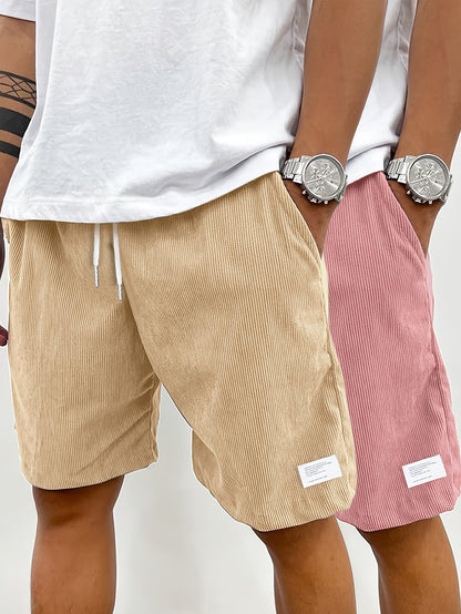 Short vintage décontracté pour homme avec poches – Style urbain idéal pour l'été et les loisirs