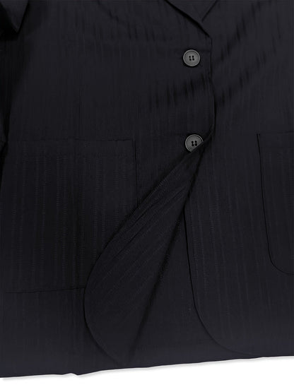 Elegante herencolbert met strepen in casual stijl voor lente/zomer