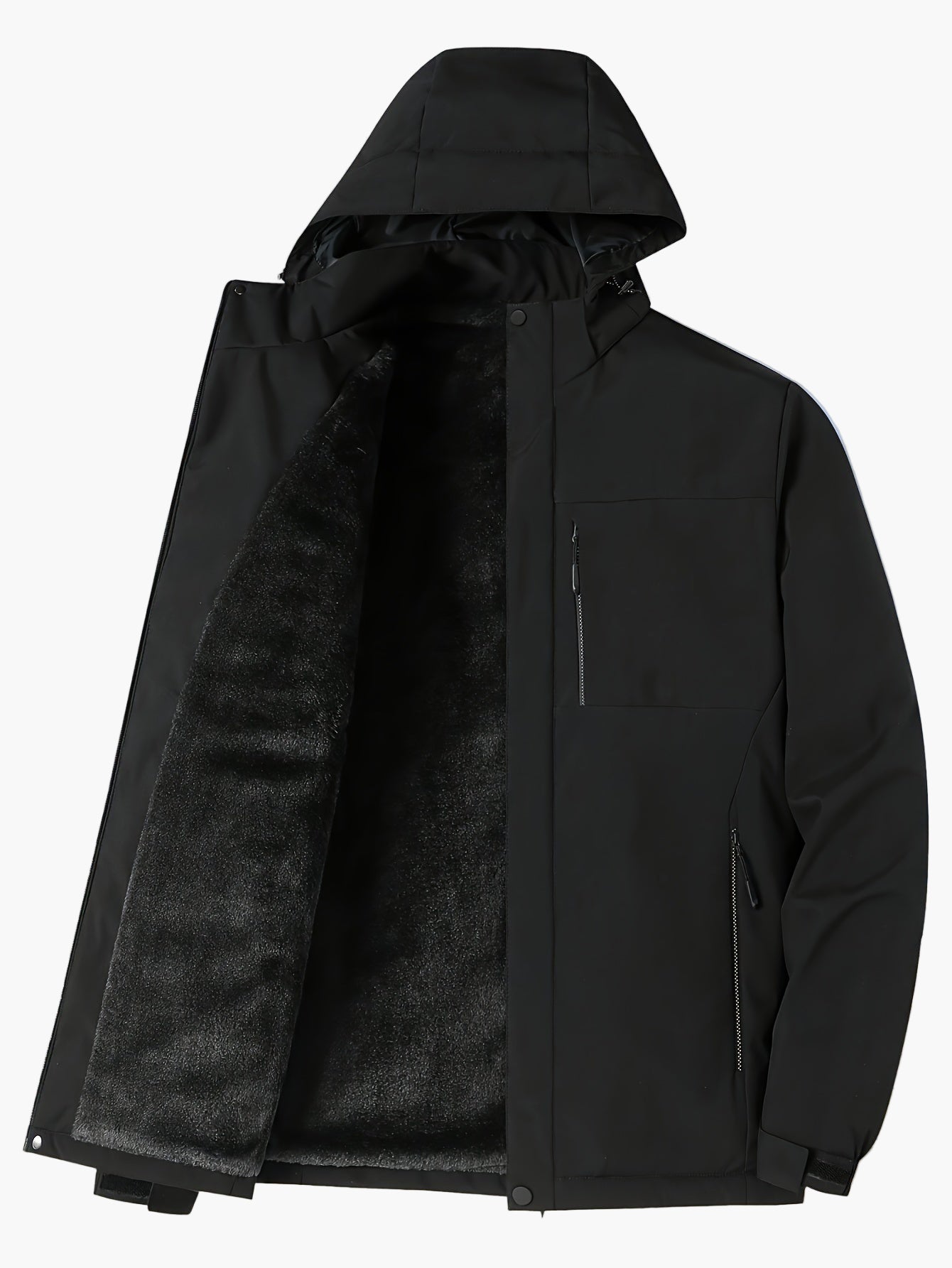 Veste de randonnée imperméable à capuche pour homme – Style sportif et urbain, idéale pour l’extérieur