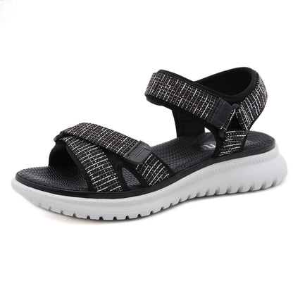 Phoebe – Chaussures de fille étudiantes légères et confortables à talons compensés de style preppy