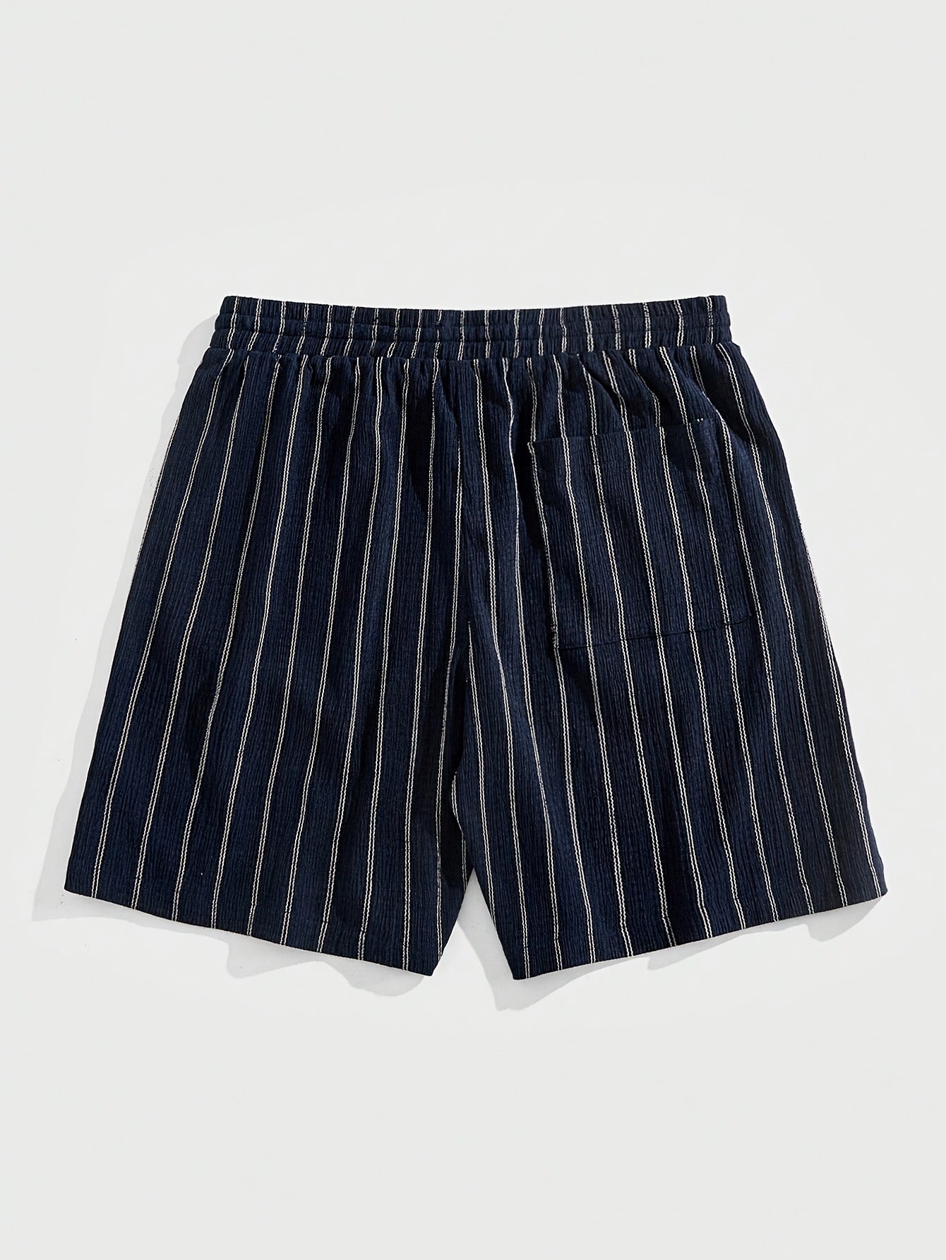 Shorts décontractés à rayures pour homme, style urbain tendance, idéals loisirs et sport