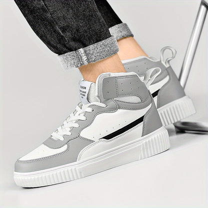 Herrhöga sneakers i urban stil för sport och fritid